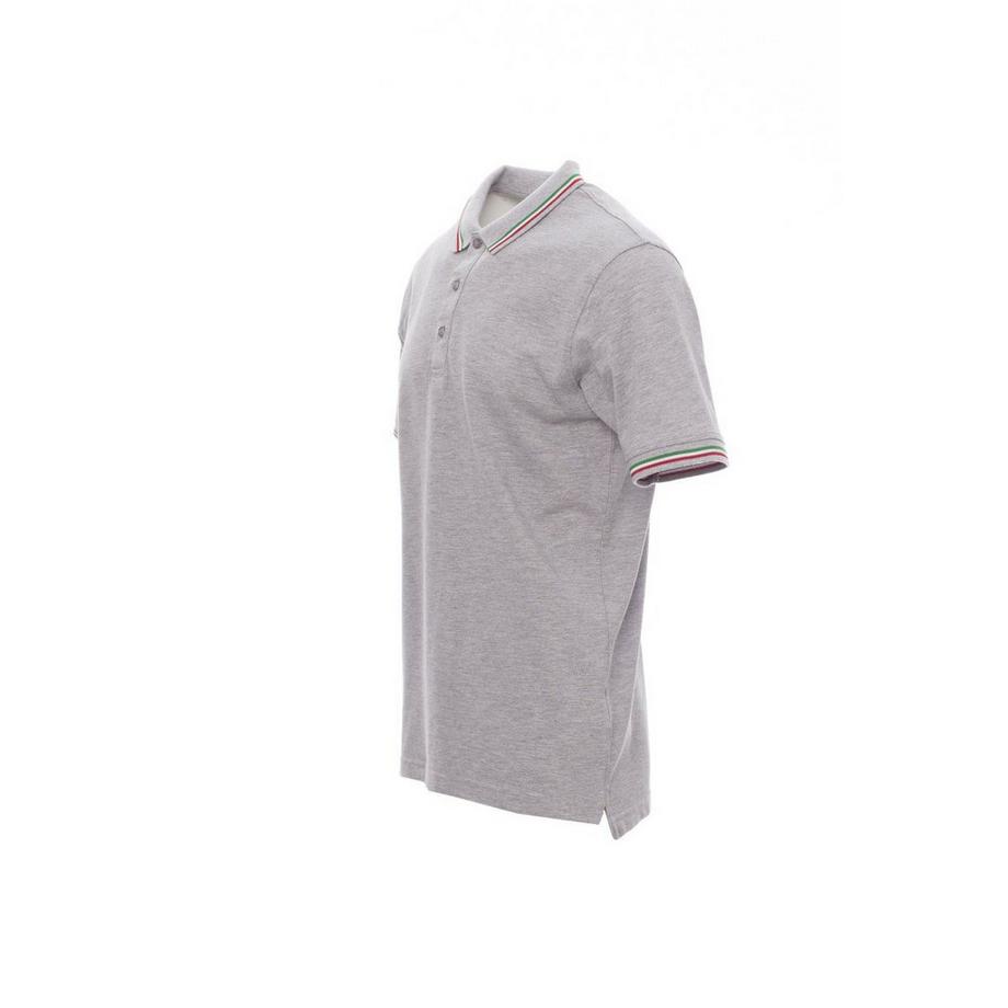 Payper Wear Unisex Kurzarm Poloshirt mit gestreiftem Kragen und Bündchen  