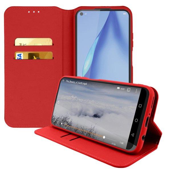 Avizar  Custodia Flip Huawei P40 Lite rosso 