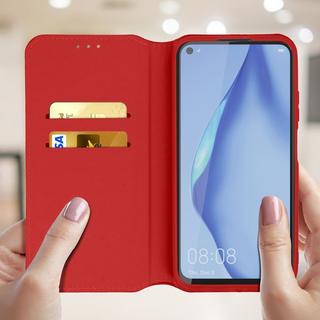 Avizar  Custodia Flip Huawei P40 Lite rosso 