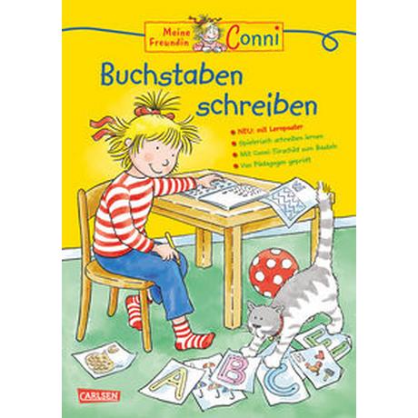 Conni Gelbe Reihe (Beschäftigungsbuch): Buchstaben schreiben Sörensen, Hanna; Velte, Uli (Illustrationen) Couverture rigide 