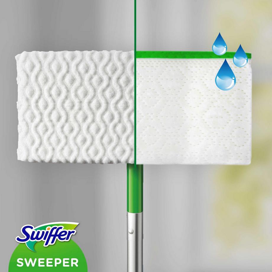 Swiffer  Kit de démarrage pour balayeuse 1 Vadrouille de nettoyage, humide 