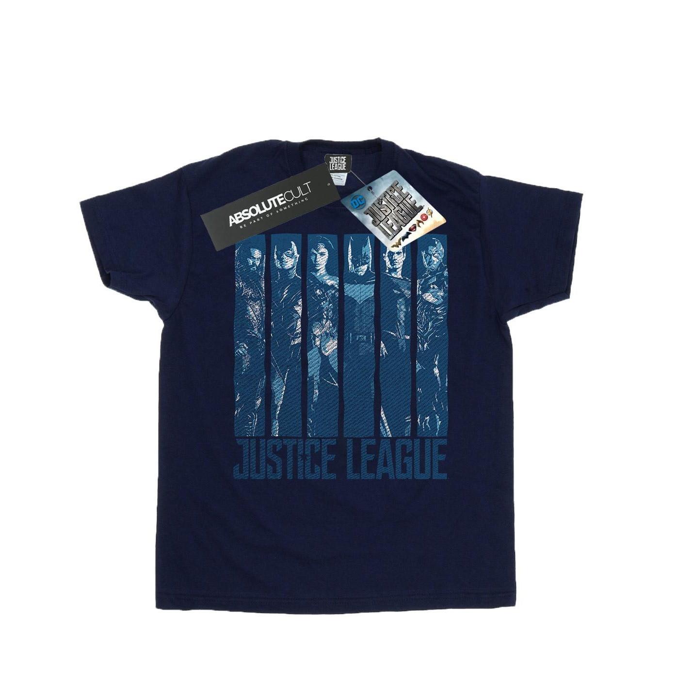 DC COMICS  Justice League Movie Double Indigo TShirt 