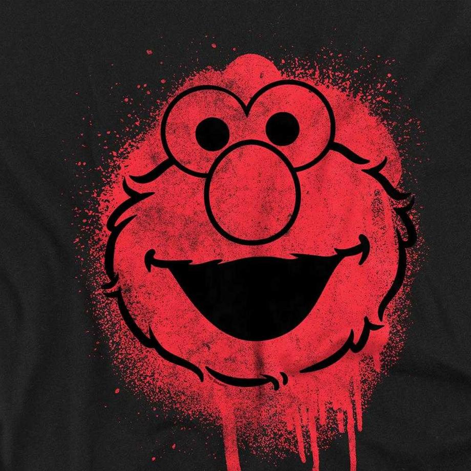 Sesame Street T-Shirt Manches Longues Spray Face  