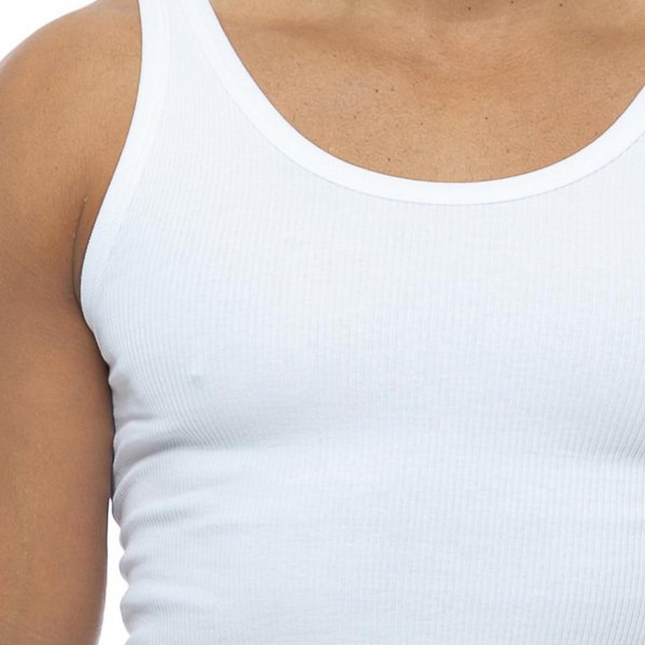 Conta 5er Pack Doppelripp Tanktop  