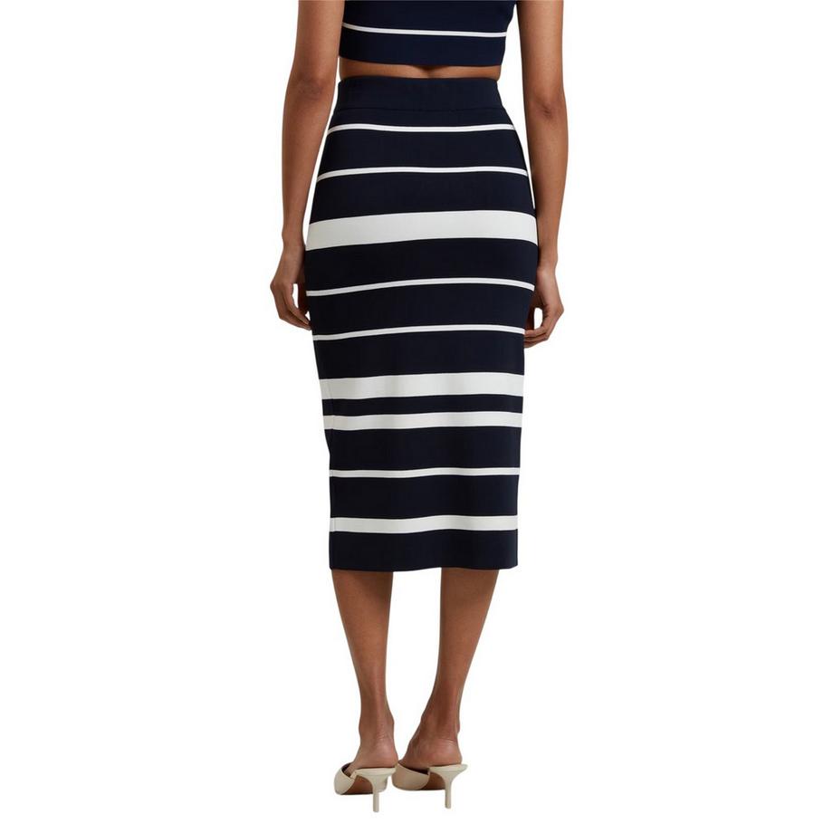 TED BAKER Jupe Droite Motiftyle À Rayures  