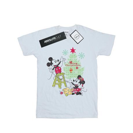 Disney Mickey et Minnie Mouse T-Shirt Arbre de Noël  