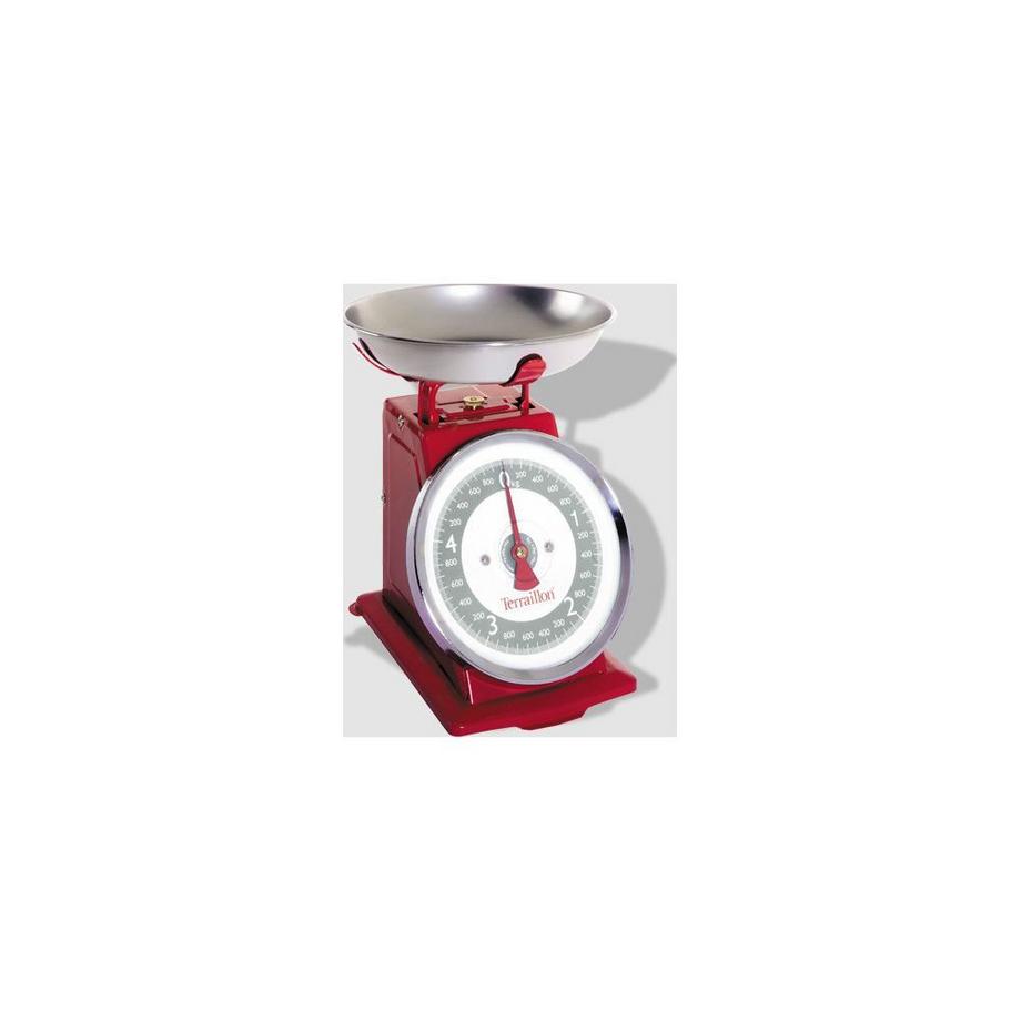 Terraillon Terraillon Tradition 500 Rosso Bilancia da cucina meccanica  
