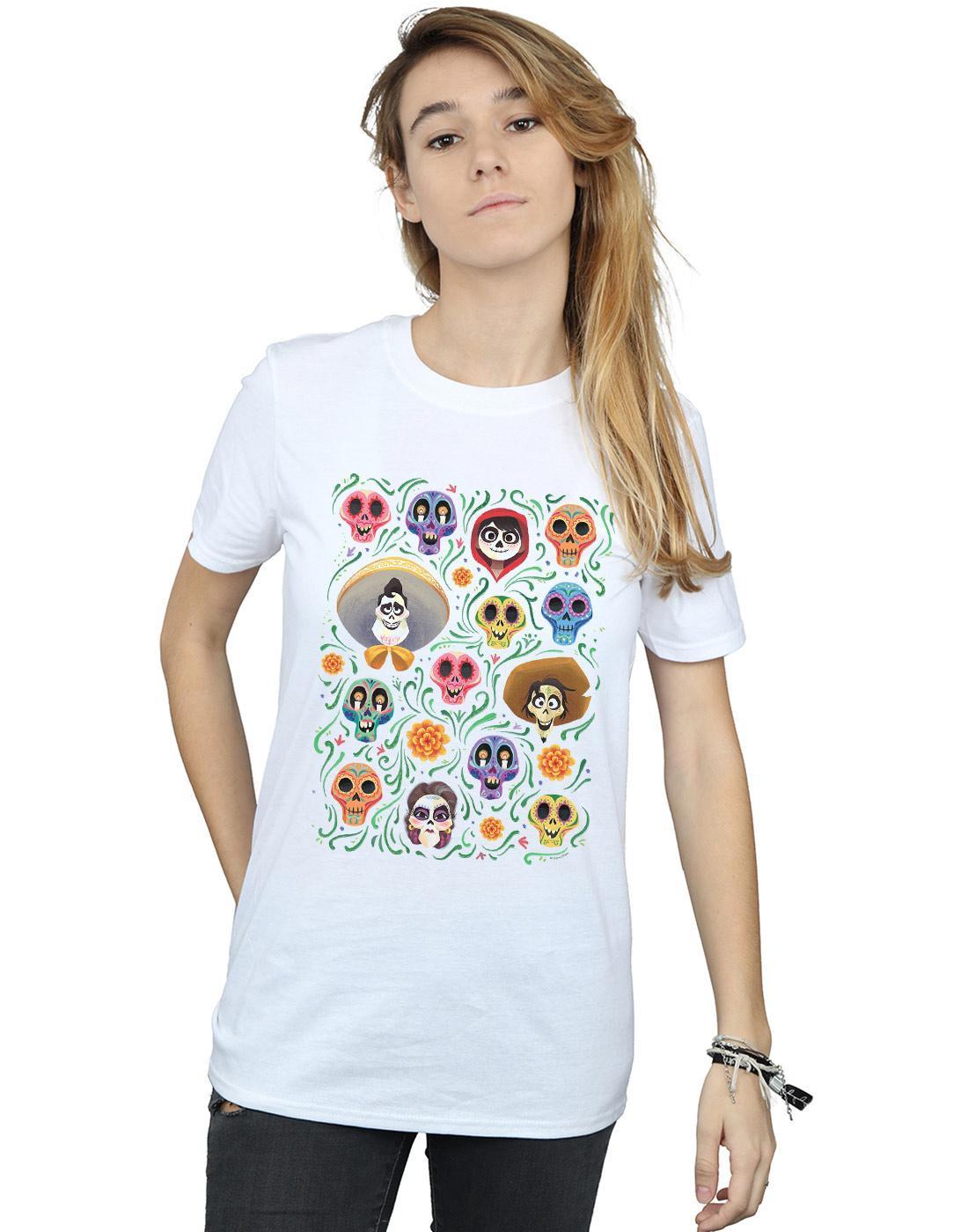 Disney  Tshirt COCO HEADS PATTERN 