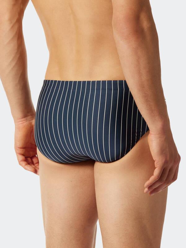 Schiesser Aqua Gestreifter Badeslip  