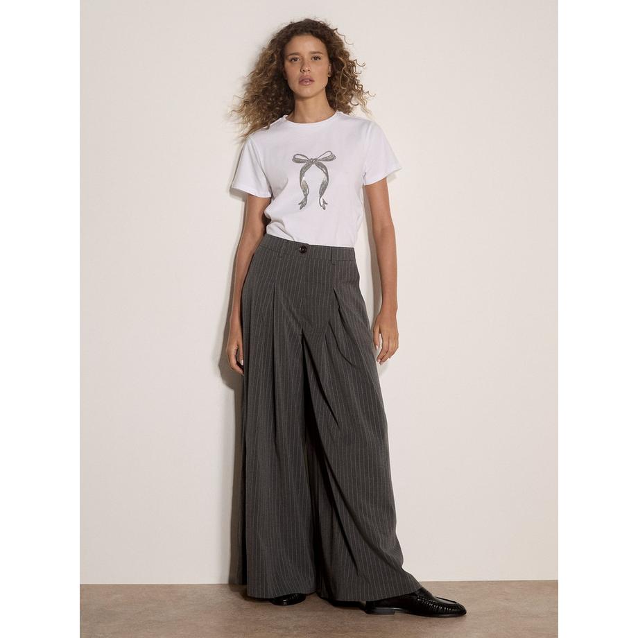 APRICOT  Jersey-T-Shirt mit metallischem Schleifenprint 