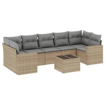 Garten sofagarnitur poly-rattan