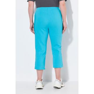 Ulla Popken Pantaloni Bengalina Lunghezza Polpaccio Gamba Dritta Vita Elastica  