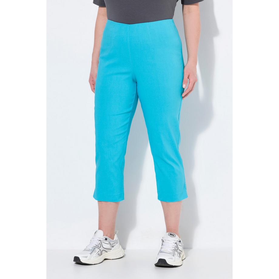 Ulla Popken Bengalina Wadenlange Stretch Hose Elastikbund  