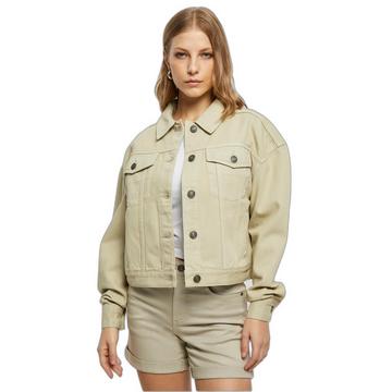 giacca di jeans oversize colorata da