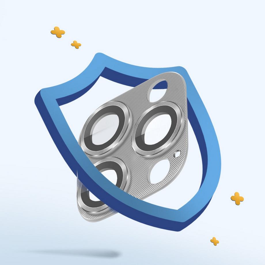 Avizar  Film Caméra iPhone 15 Pro Enkay Argent 