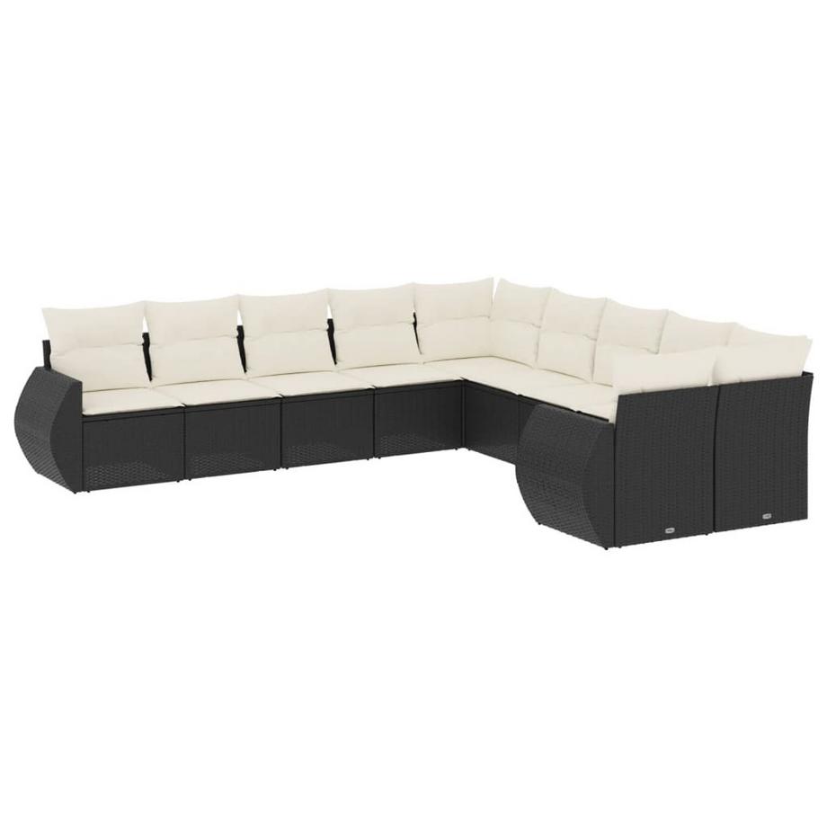Ensemble de canapés de jardin rotin synthétique
