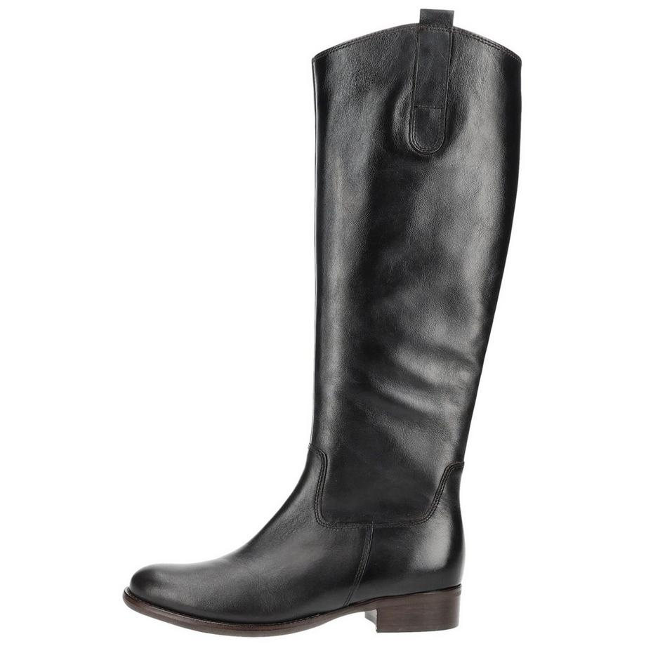 Gabor Hohe Lederstiefel mit Seitlichem Reissverschluss  