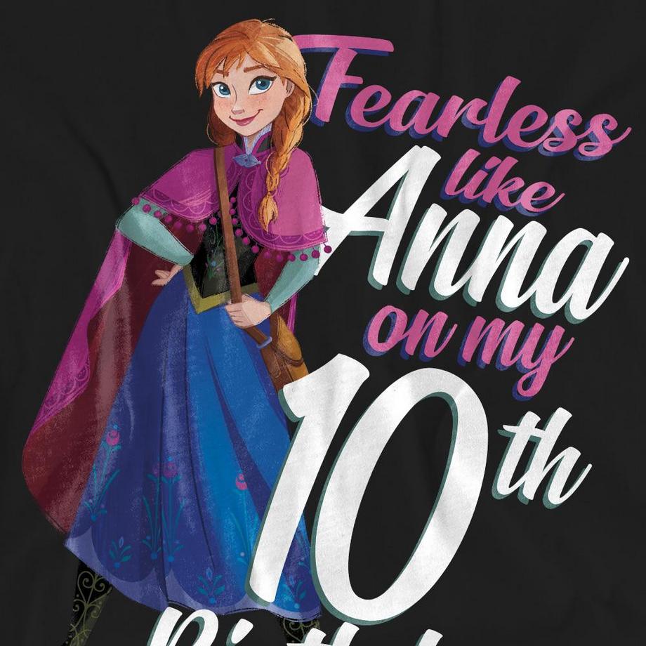 FROZEN Fearless Like Anna 10. Geburtstag T-Shirt  