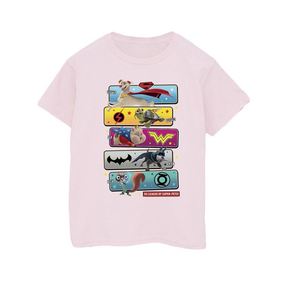 DC COMICS DC League Of Super-Pets T-Shirt Imprimé  