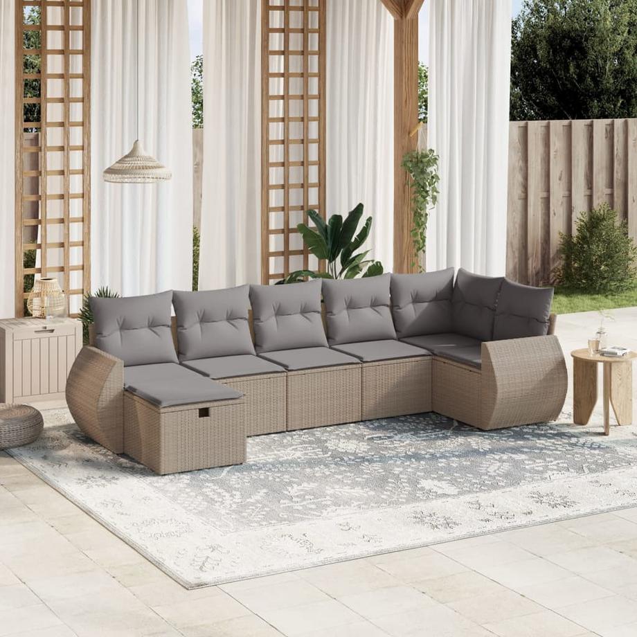 VidaXL Garten sofagarnitur poly-rattan  