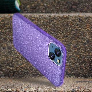 Avizar  Cover Paillette iPhone 13 Viola 