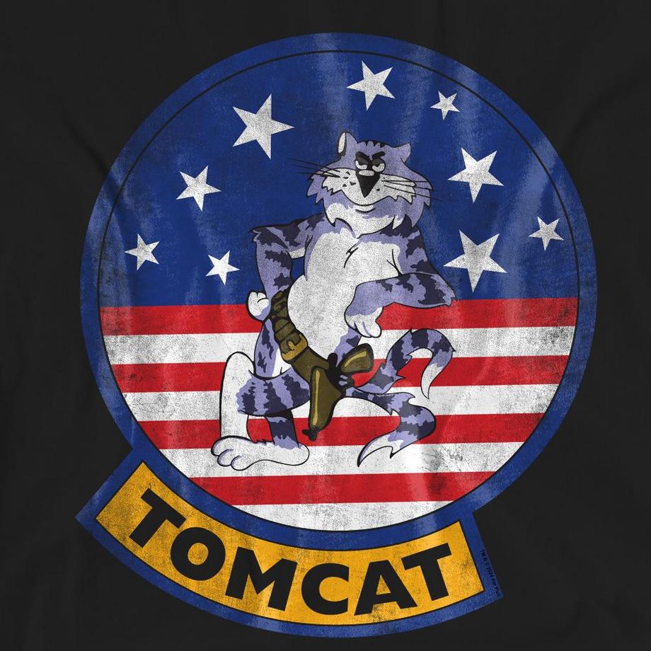 Top Gun Tomcat T-Shirt Imprimé Manches Courtes  