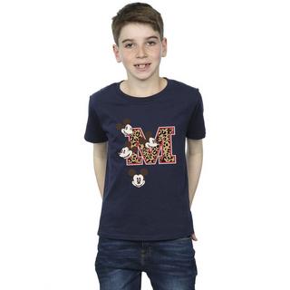 MICKEY MOUSE T-Shirt Stampa Leopardata M  