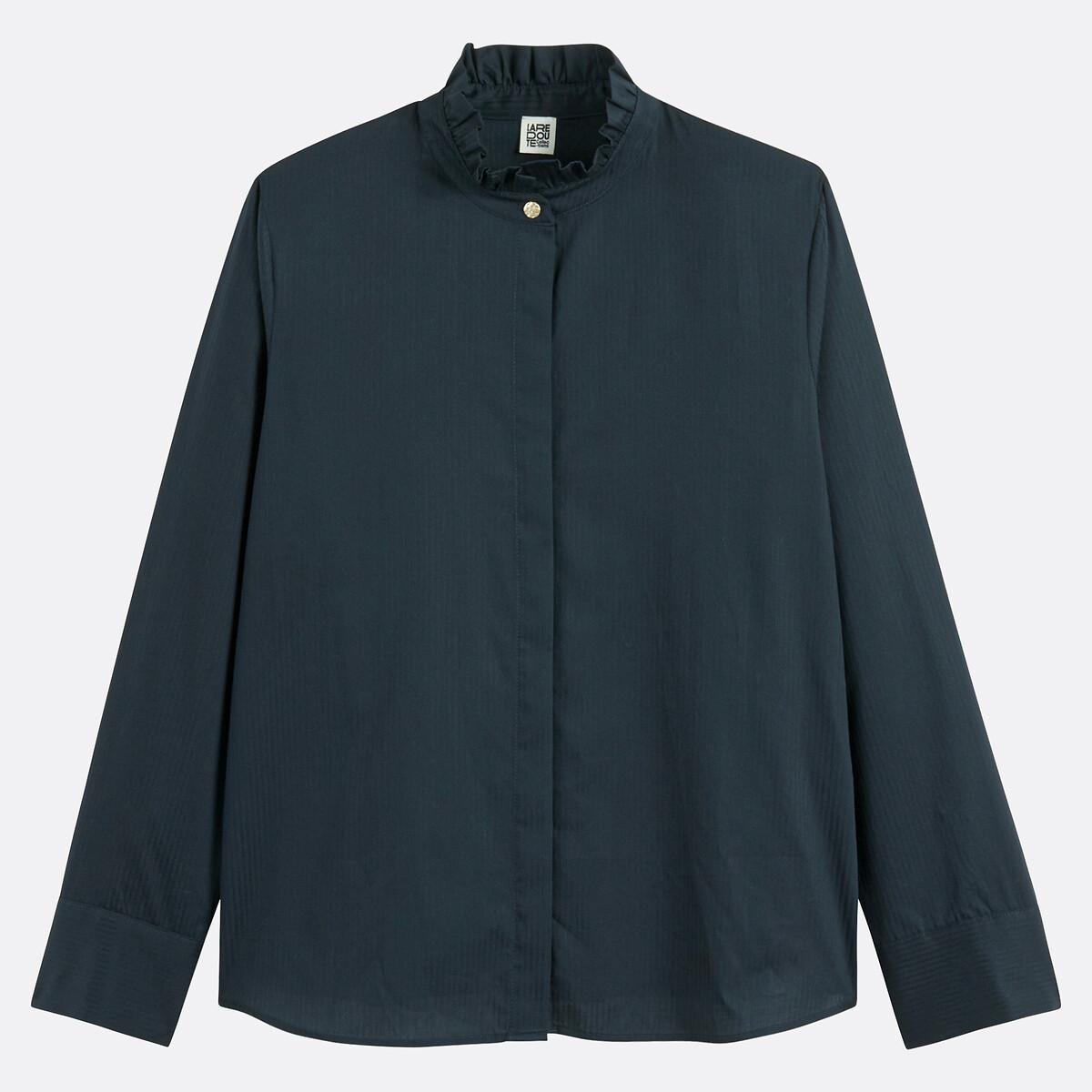 La Redoute Collections Camicetta Maniche Lunghe Collo a Volant  