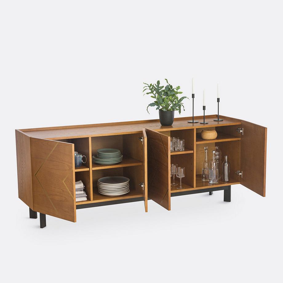 La Redoute Intérieurs Buffet enfilade 4 portes  