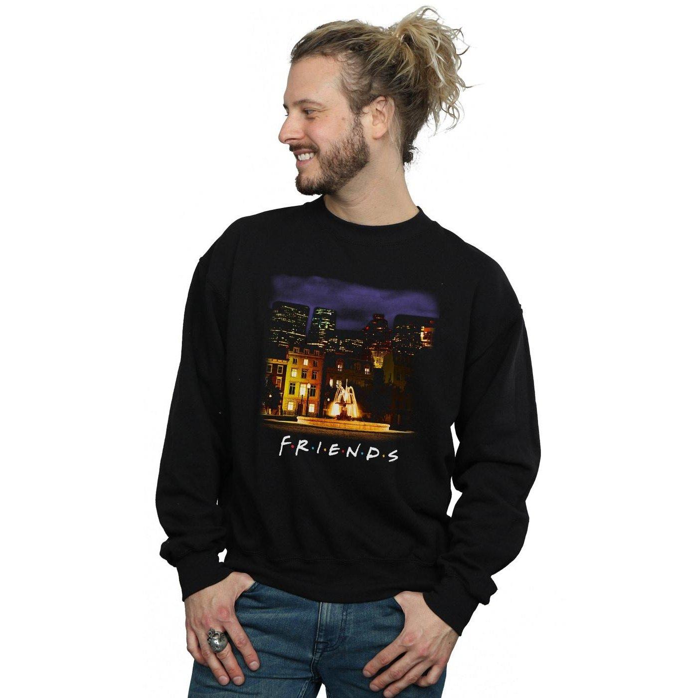 Friends  Nightime Fountain Sweatshirt 