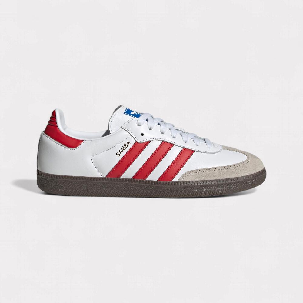 adidas  Samba OG -White Scarlet Red 