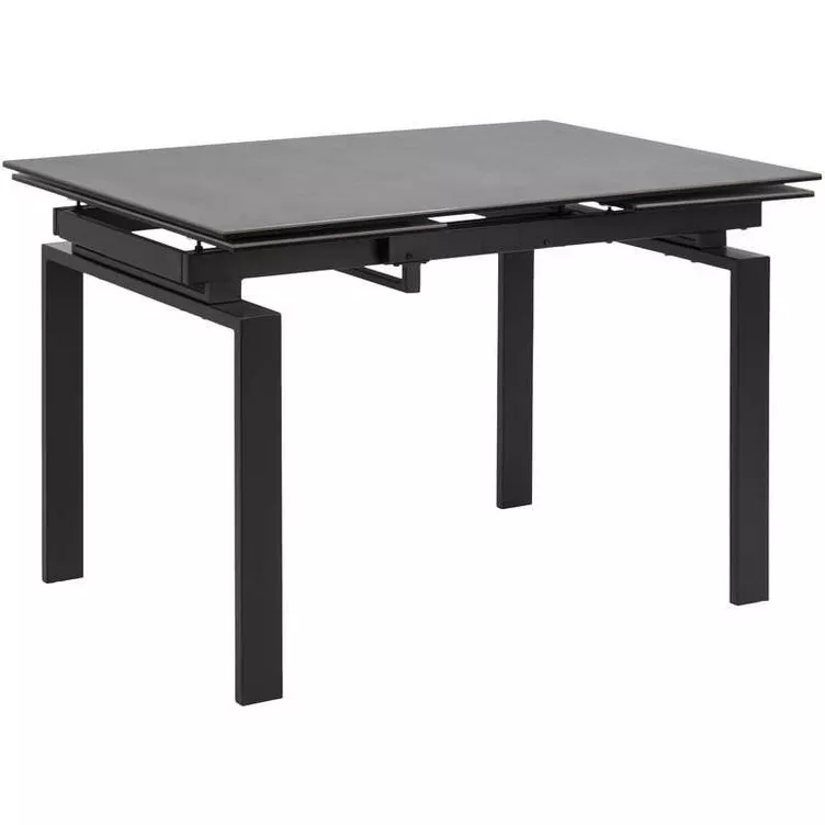 mutoni Ausziehtisch Cameron Glas Keramik schwarz 120-200x85 online kaufen MANOR