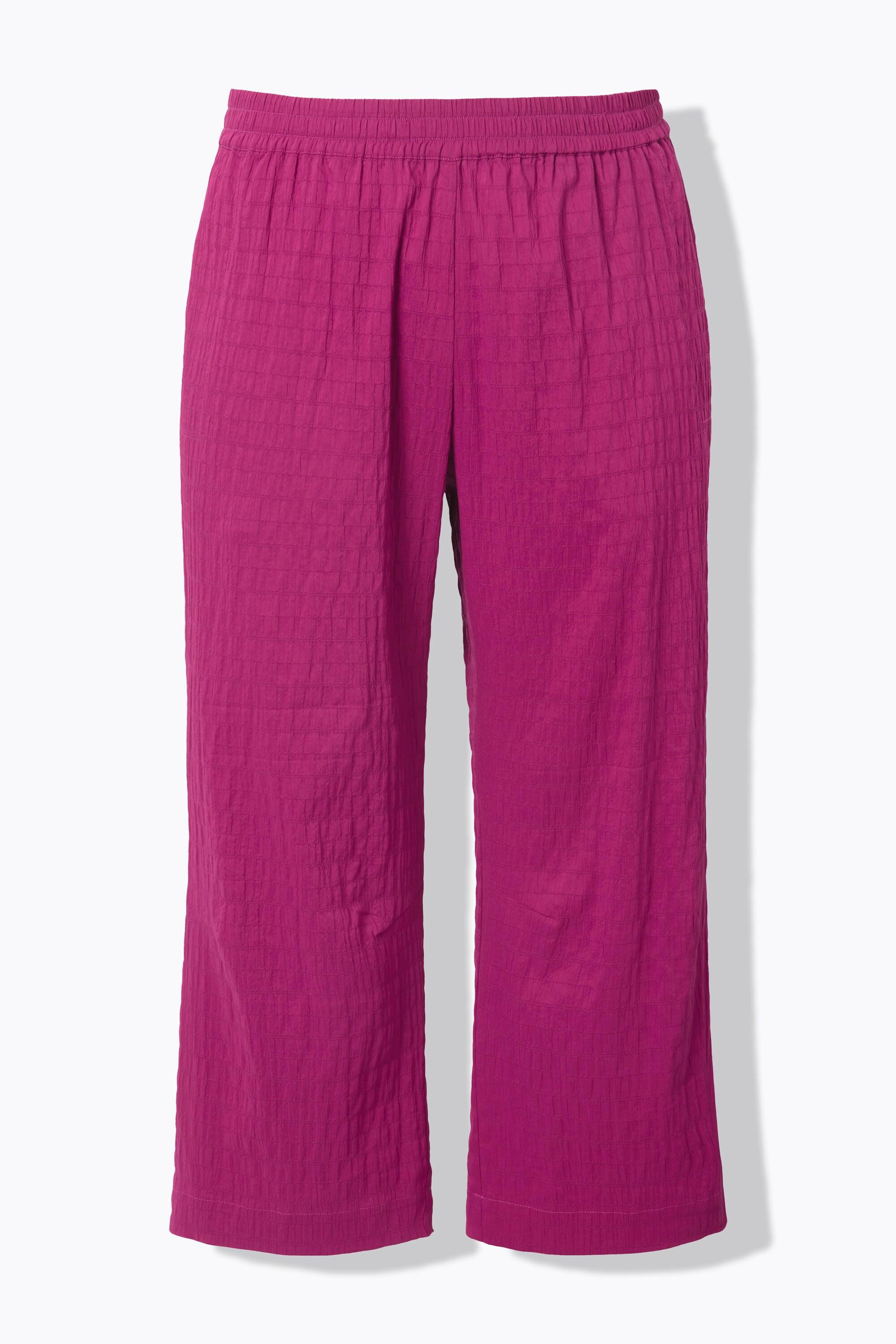 Ulla Popken Ruby 7/8 Ginocchia Modellate Gamba Dritta Pantaloni  