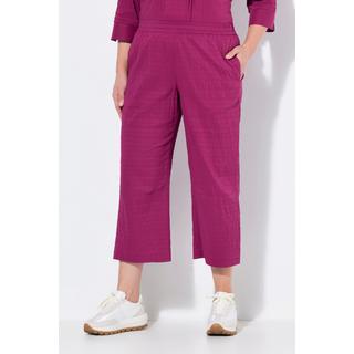 Ulla Popken Ruby 7/8 Ginocchia Modellate Gamba Dritta Pantaloni  