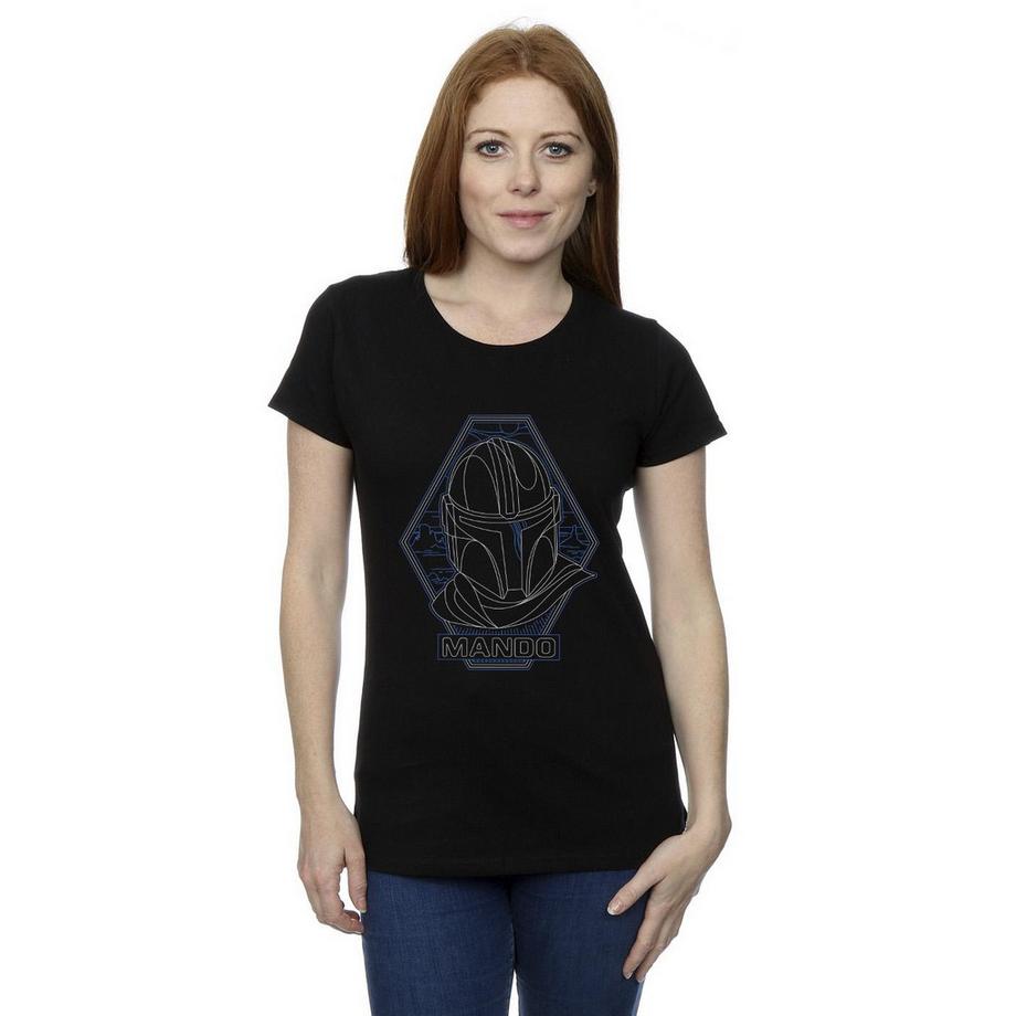 STAR WARS The Mandalorian T-Shirt Imprimé Graphique  