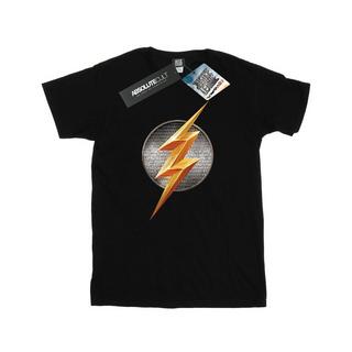 DC COMICS  Tshirt JUSTICE LEAGUE MOVIE FLASH EMBLEM 