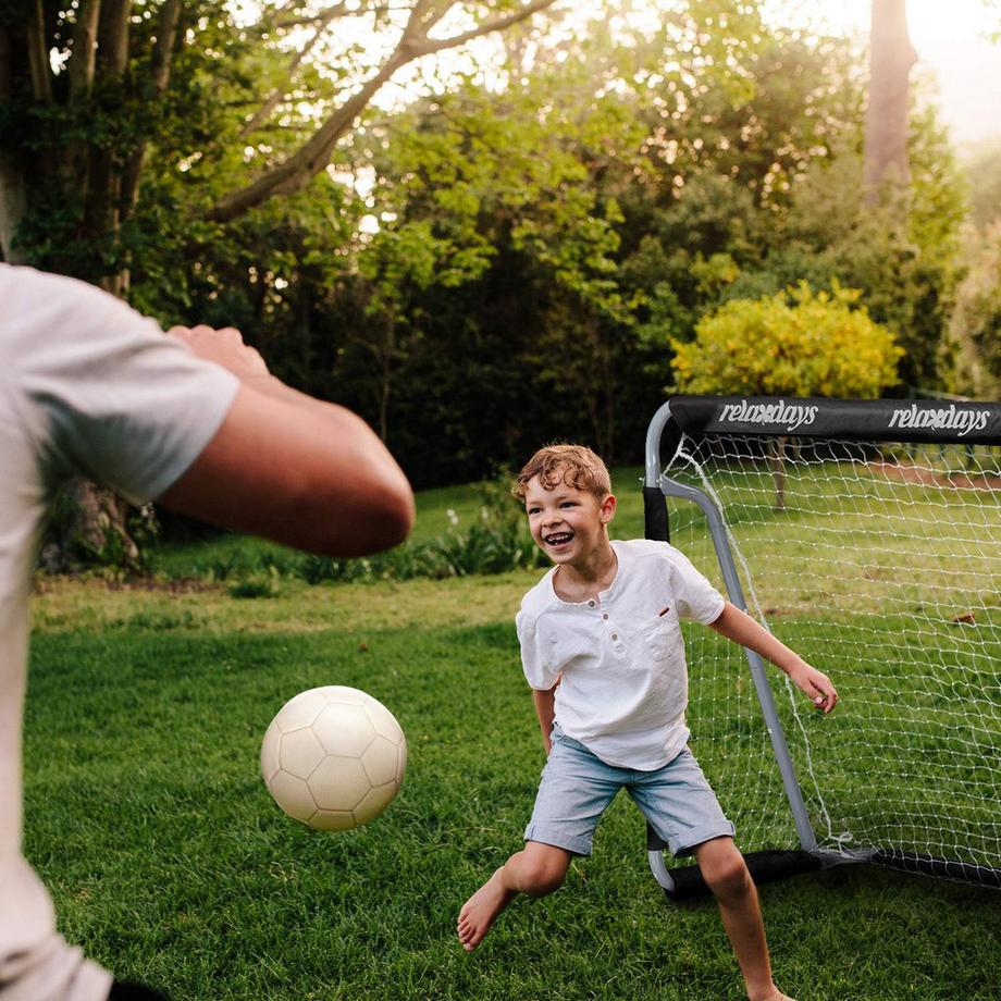 B2X  2 Stk. Fußballtore in Schwarz 