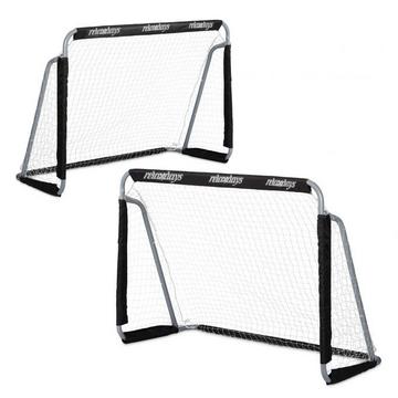 2 Stk. Fußballtore in Schwarz