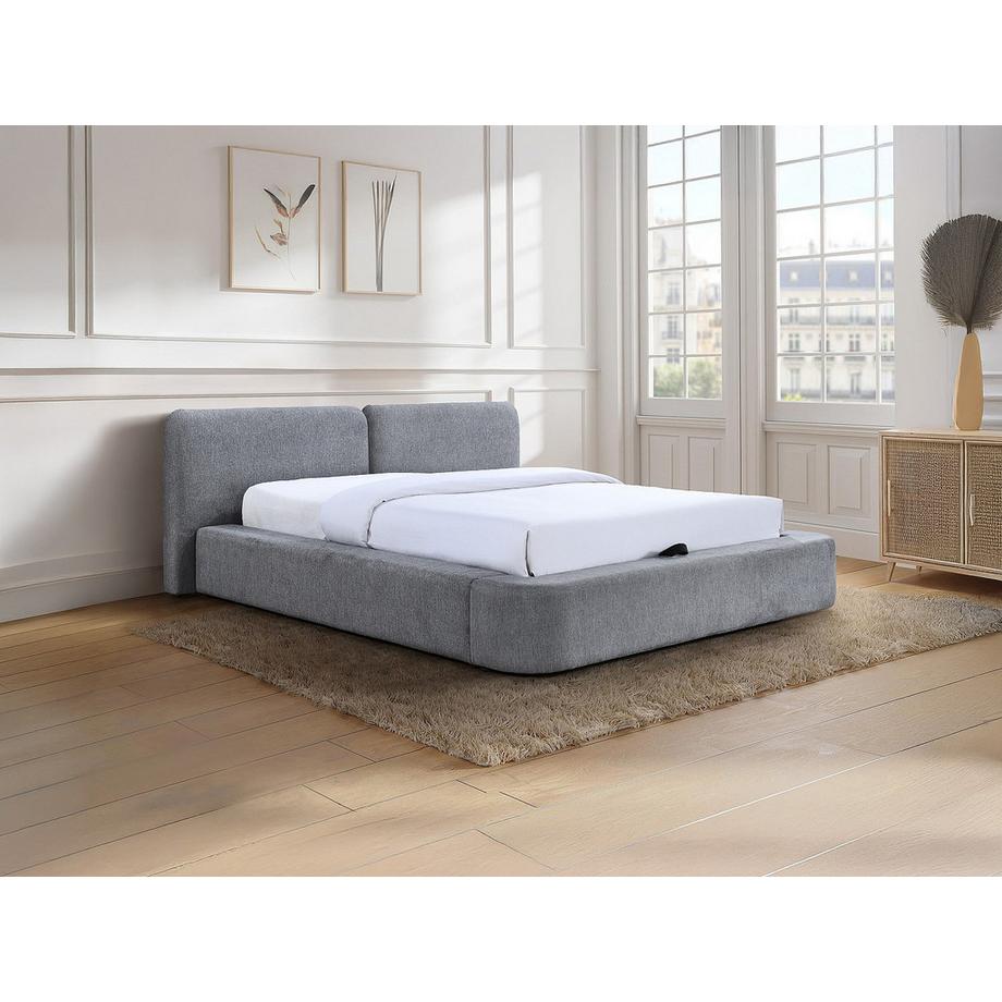 Vente-unique Bett mit Bettkasten polyester  