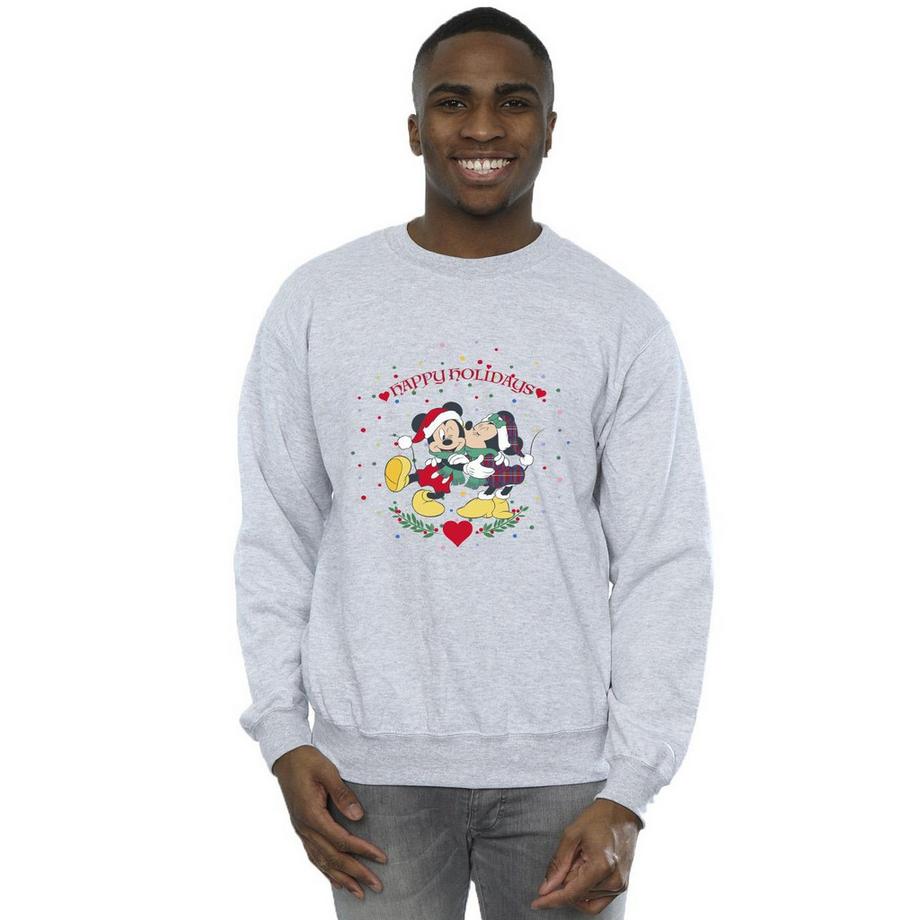 Disney Happy Holidays Mickey e Minnie Felpa  
