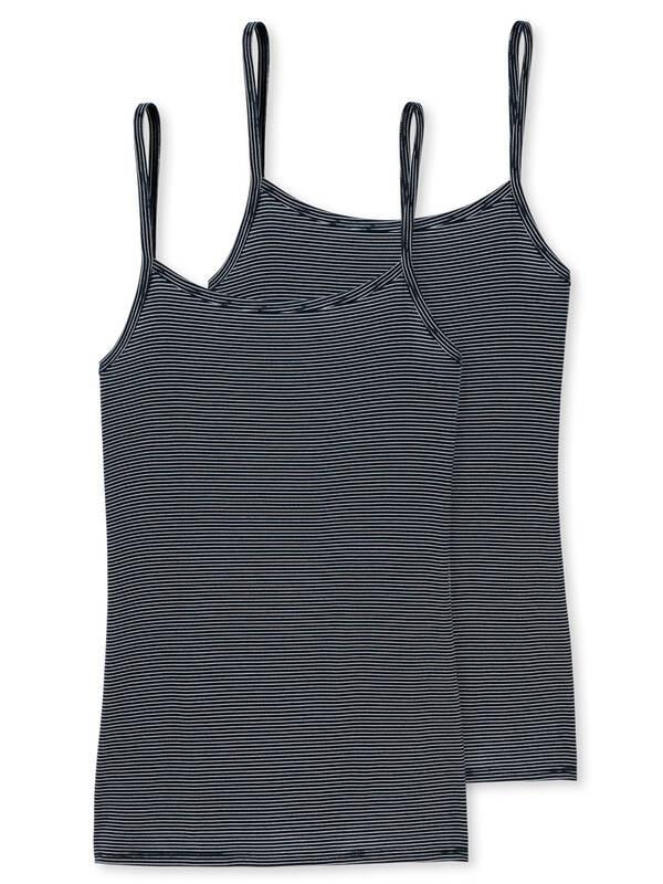 Schiesser Modal Essentials Spaghetti Top 2er Pack  