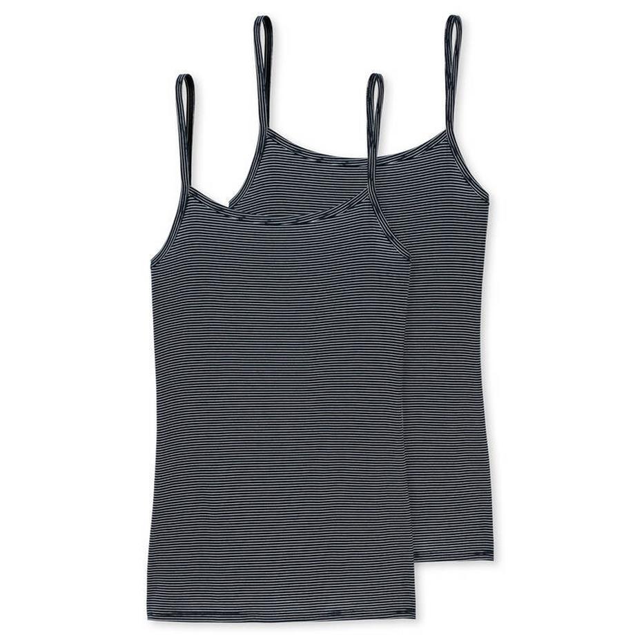 Schiesser Modal Essentials Spaghetti Top 2er Pack  