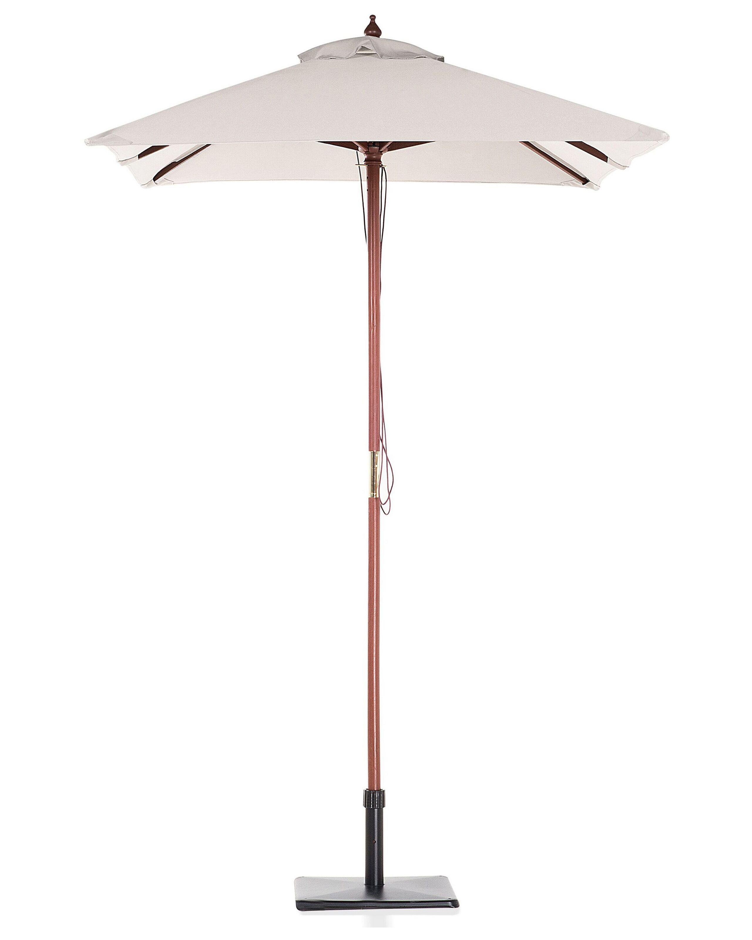 Beliani Parasol de jardin en Tissu FLAMENCO  