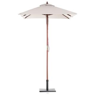Beliani Parasol de jardin en Tissu FLAMENCO  