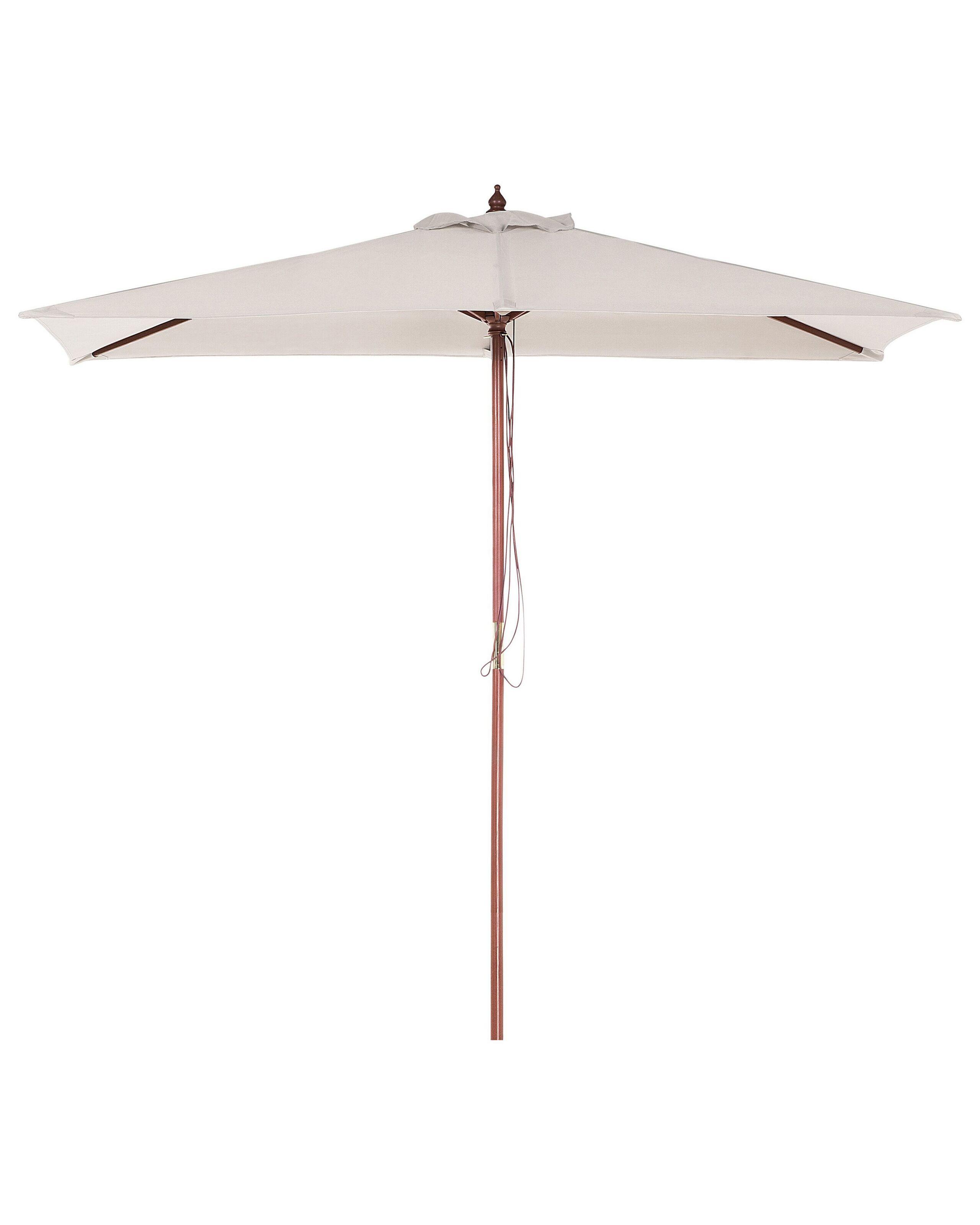 Beliani Parasol de jardin en Tissu FLAMENCO  