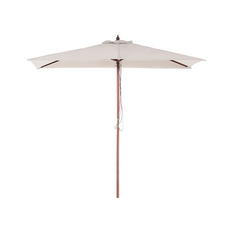 Beliani Parasol de jardin en Tissu FLAMENCO  