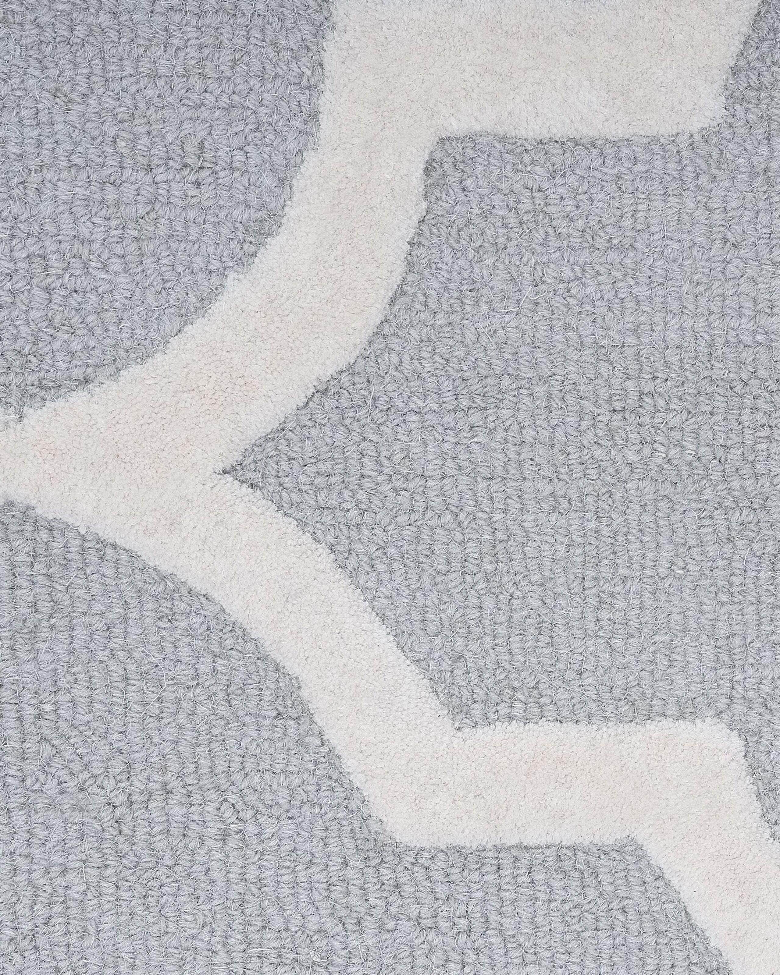 Beliani Tappeto en Lana Scandinavo SILVAN  