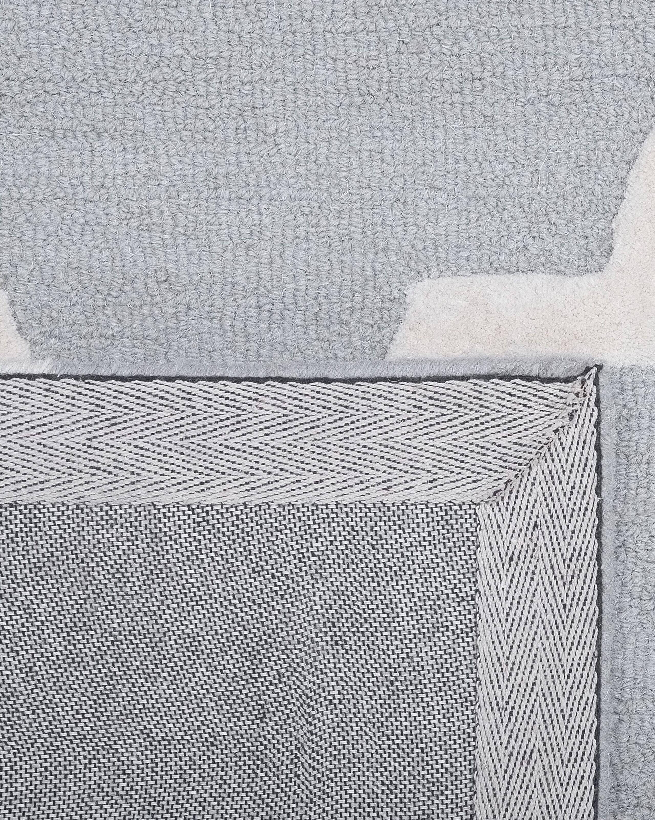 Beliani Tappeto en Lana Scandinavo SILVAN  