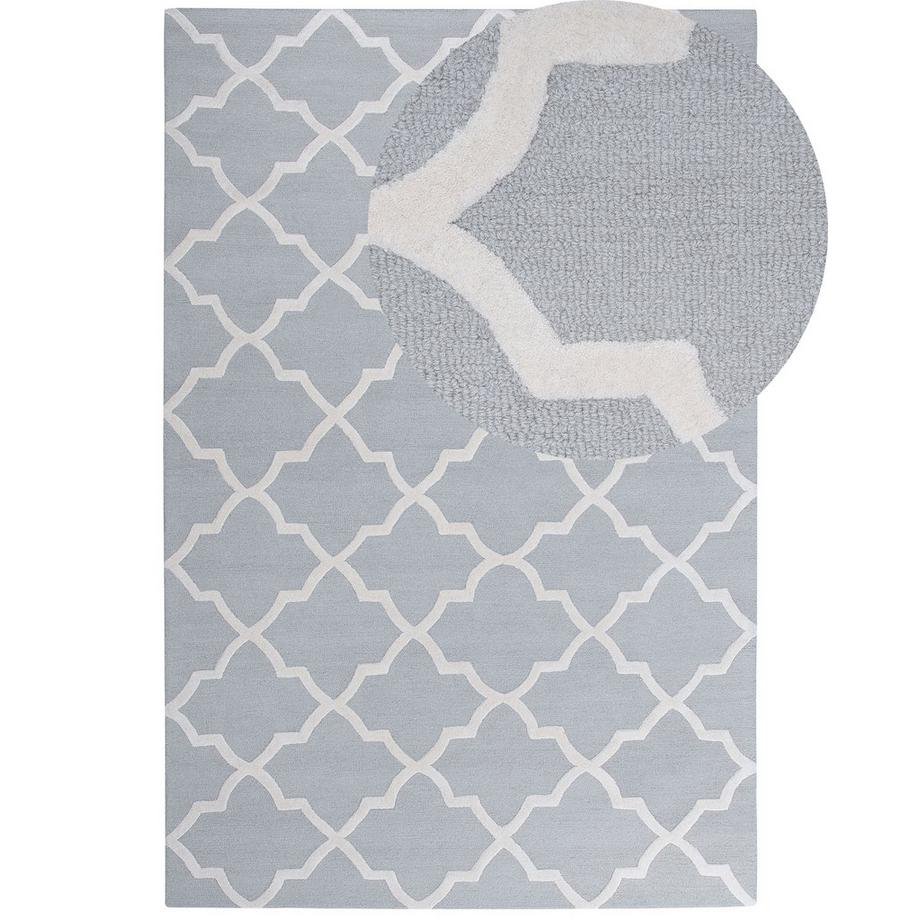 Beliani Tapis en Laine Scandinave SILVAN  