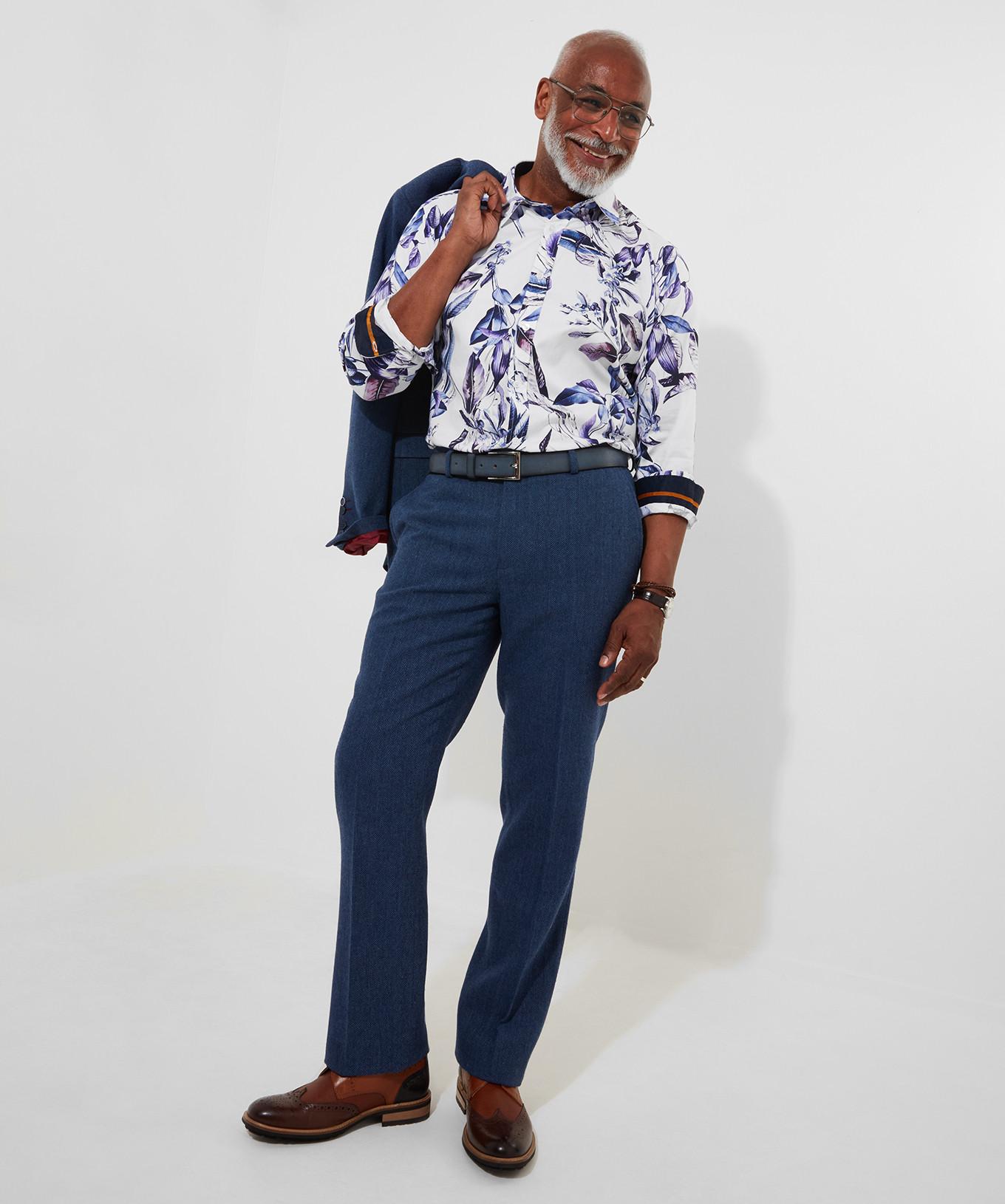 Joe Browns Camicia a Maniche Lunghe con Motivo Floreale  